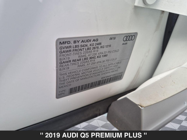 Used 2019 Audi Q5 2.0T Premium Plus w/ Premium Plus Package AWD/4WD image 34