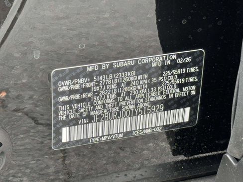 New 2026 Subaru Outback Touring XT AWD/4WD image 18