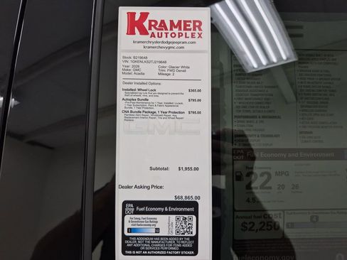 New 2026 GMC Acadia Denali w/ Super Cruise Package image 35