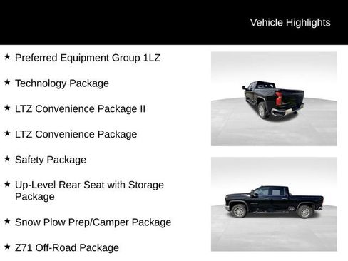 Used 2025 Chevrolet Silverado 2500 LTZ w/ LTZ Convenience Package AWD/4WD image 13