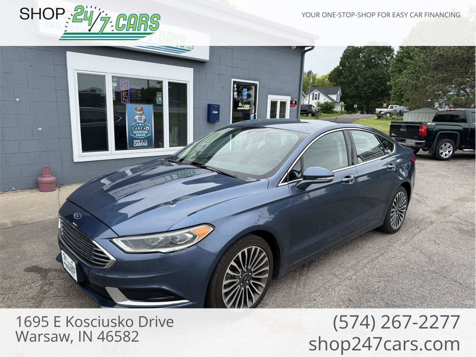 Used 2018 Ford Fusion SE w/ Fusion SE Technology Package FWD image 1