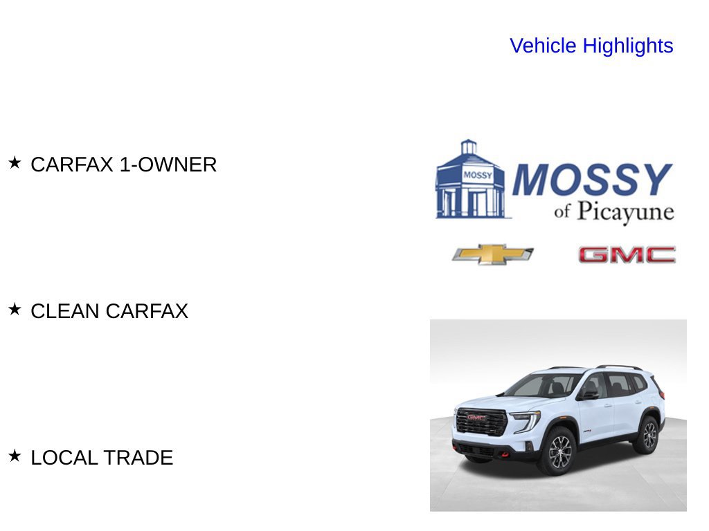 Used 2026 GMC Acadia AT4 w/ Luxury Package AWD/4WD image 10