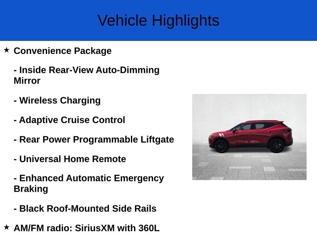 New 2026 Chevrolet Blazer LT w/ Convenience Package FWD image 3