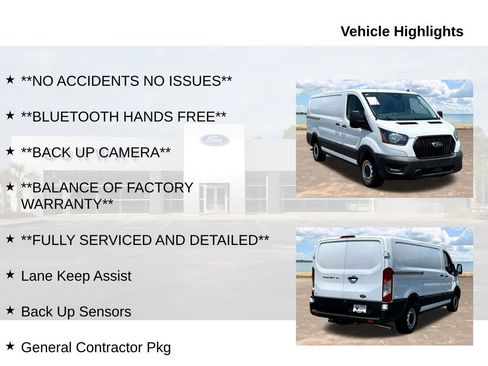 Certified 2025 Ford Transit 150 Low Roof RWD image 6