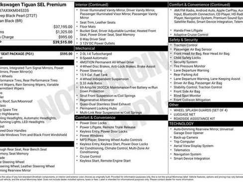 Used 2019 Volkswagen Tiguan SEL Premium w/ 3rd Row Seat Package image 35