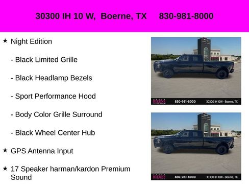 Used 2024 RAM 3500 Limited w/ Night Edition AWD/4WD image 21