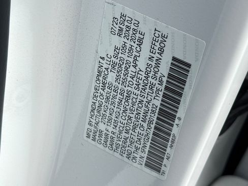 Certified 2023 Honda Pilot Touring image 27