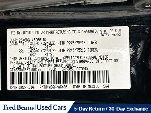 Used 2023 Toyota Tacoma SR AWD/4WD image 35