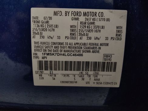 Used 2020 Ford Explorer XLT w/ Equipment Group 202A RWD image 33