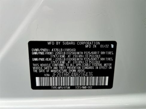 Used 2022 Subaru Crosstrek 2.5i Sport image 28