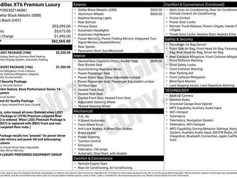 Used 2025 Cadillac XT6 Premium Luxury w/ Technology Package image 34