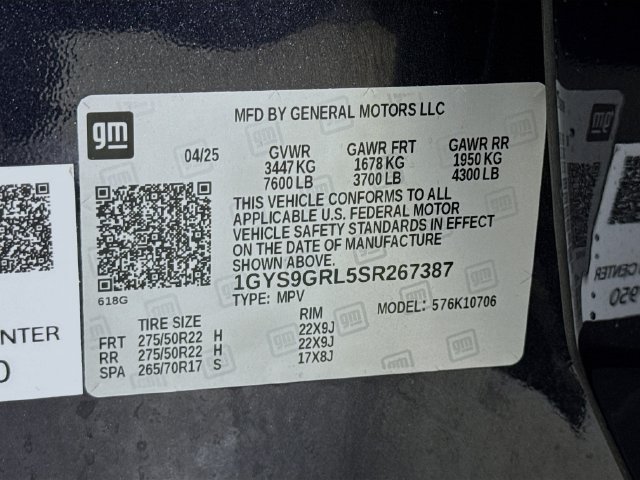 Used 2025 Cadillac Escalade Sport Platinum w/ LPO, Floor Liner Package AWD/4WD image 36