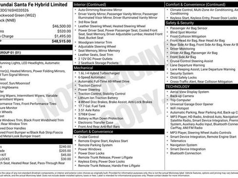 Used 2025 Hyundai Santa Fe Limited AWD/4WD image 10