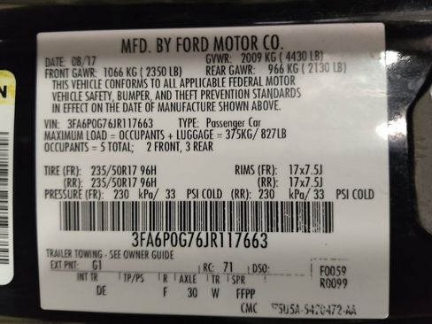 Used 2018 Ford Fusion S image 33