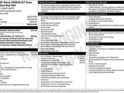 Used 2013 GMC Sierra 2500 SLT w/ SLT Convenience Package AWD/4WD image 28