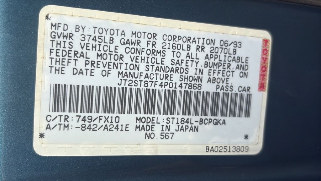 Used 1993 Toyota Celica GT FWD image 24