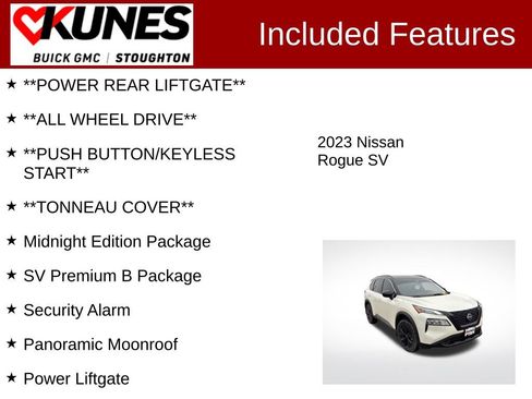 Used 2023 Nissan Rogue SV w/ SV Premium B Package image 3