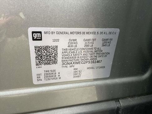 Used 2023 Chevrolet Equinox RS w/ RS Leather Package image 10