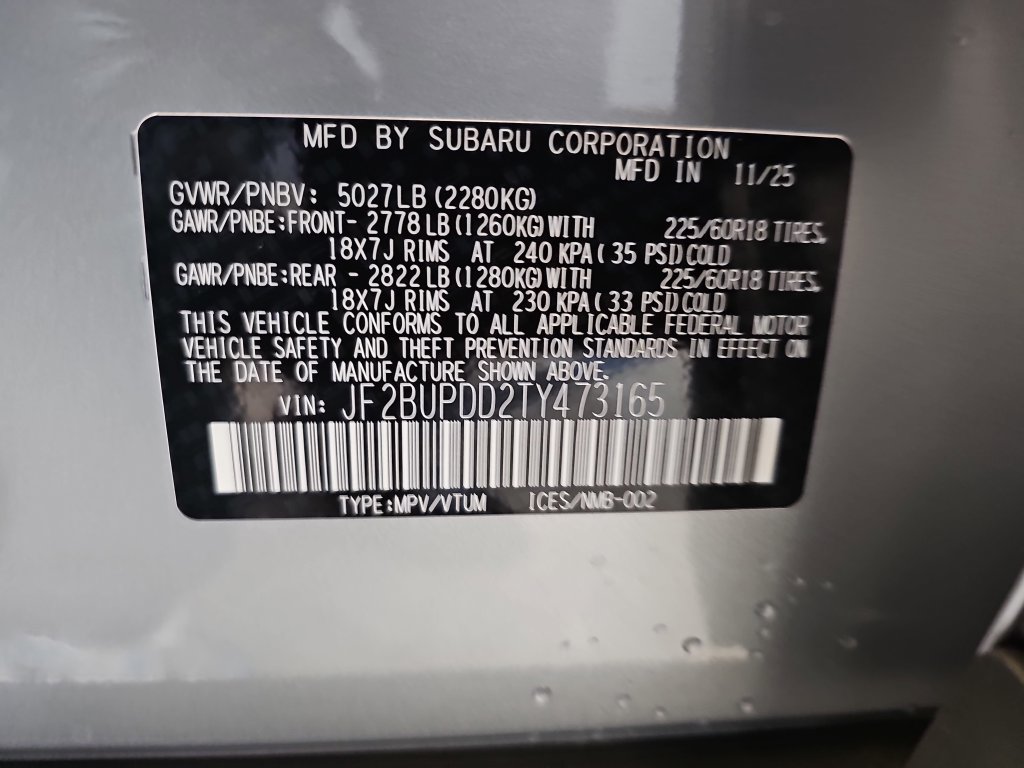 New 2026 Subaru Outback Limited w/ Premium/Limited Package 2 AWD/4WD image 36
