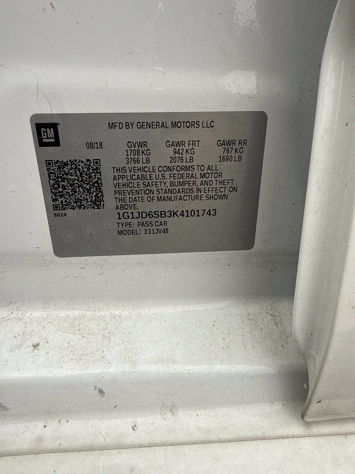 Used 2019 Chevrolet Sonic LT w/ Convenience Package FWD image 24