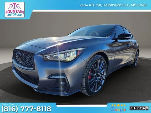 Used 2018 INFINITI Q50 Red Sport 400 image 1