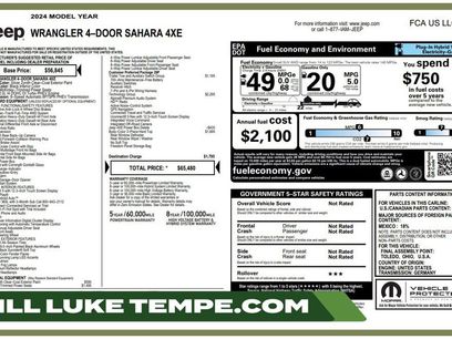 Used 2024 Jeep Wrangler Unlimited Sahara w/ Technology Group