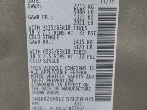 Used 2020 Nissan Pathfinder SL image 25