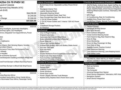 New 2026 MAZDA CX-70 SC AWD/4WD image 7