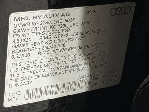 New 2026 Audi Q3 quattro 2.0T AWD/4WD image 20