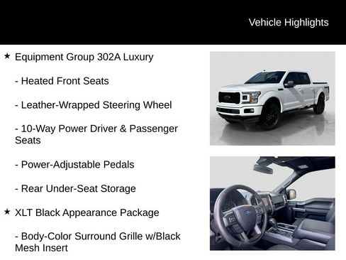 Used 2020 Ford F150 XLT w/ Equipment Group 302A Luxury AWD/4WD image 11