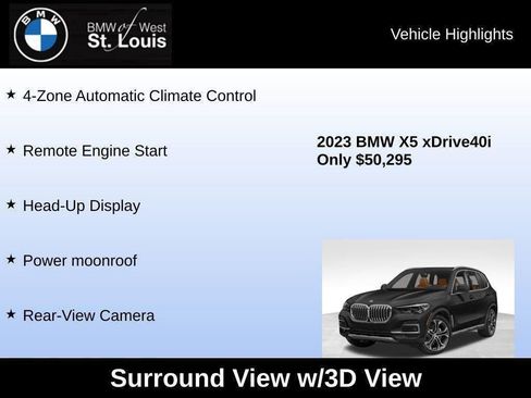 Used 2023 BMW X5 xDrive40i w/ Premium Package image 89