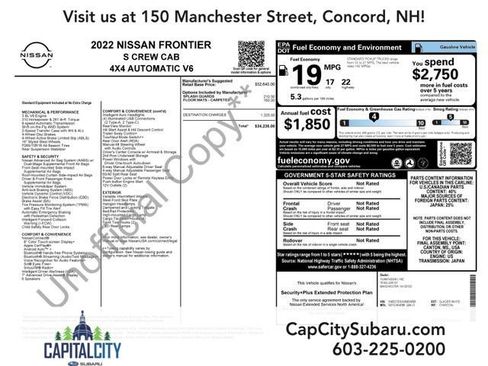 Used 2022 Nissan Frontier S image 32