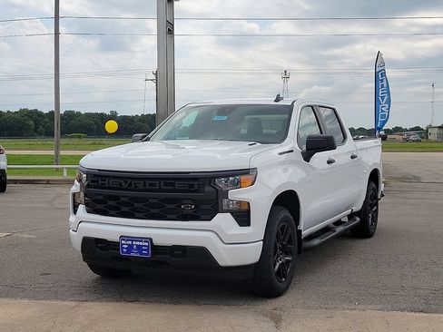 New 2026 Chevrolet Silverado 1500 Custom w/ Turbomax Blackout Package AWD/4WD image 2