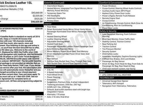 Used 2016 Buick Enclave Leather image 3