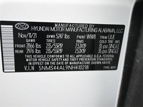 Used 2022 Hyundai Santa Fe Limited w/ Cargo Package image 20