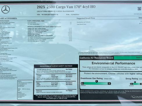Certified 2025 Mercedes-Benz Sprinter 2500 image 27