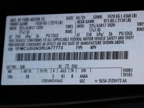 Used 2024 Ford Escape Active image 31