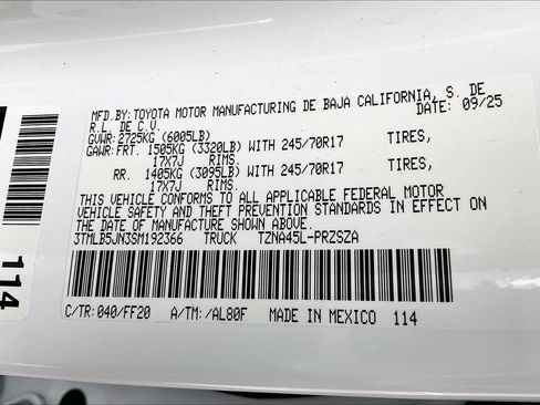 New 2025 Toyota Tacoma SR5 image 20