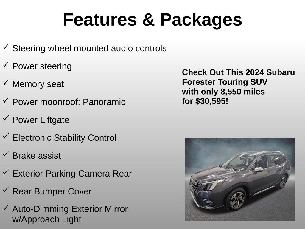 Used 2024 Subaru Forester Touring w/ POP Package 3 AWD/4WD image 13