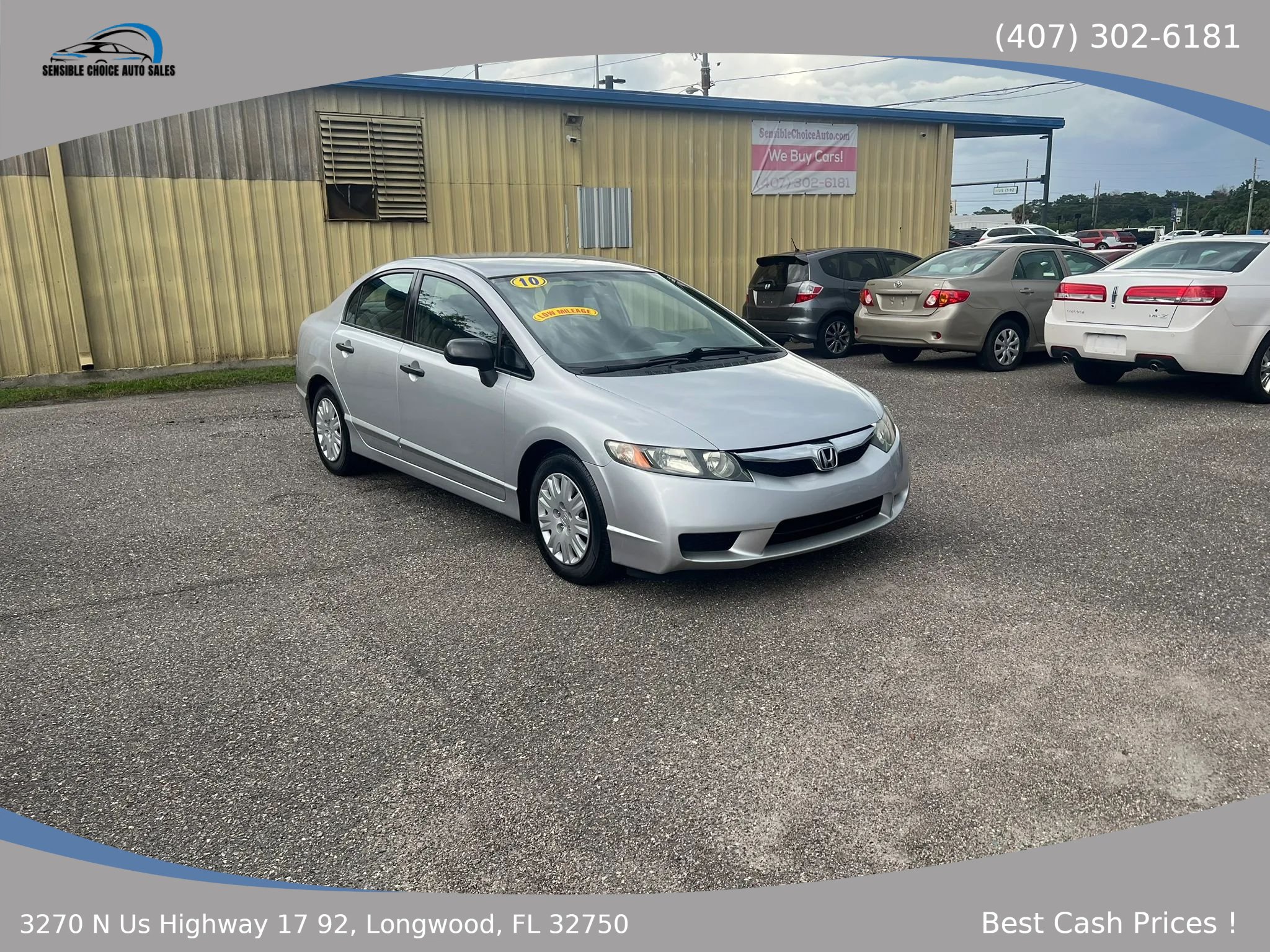 Used 2010 Honda Civic DX-VP image 1