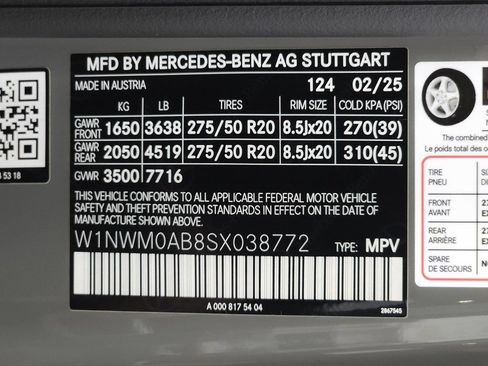Used 2025 Mercedes-Benz G 580 w/ EQ Technology image 37