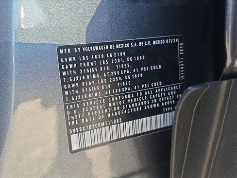 Certified 2024 Volkswagen Taos S image 23