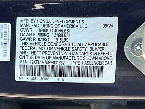 Used 2024 Honda Civic EX-L image 31