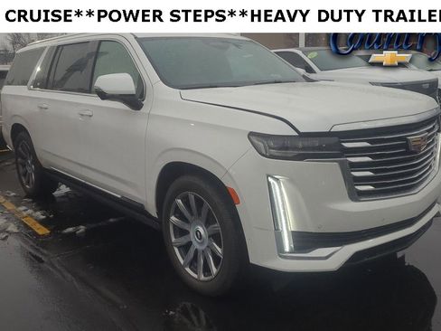 Used 2023 Cadillac Escalade ESV Premium Luxury Platinum w/ Heavy-Duty Trailer Package image 1