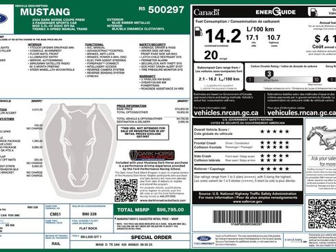 Used 2024 Ford Mustang Dark Horse w/ Dark Horse Handlin Package RWD image 9