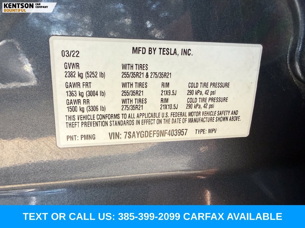 Used 2022 Tesla Model Y Performance AWD/4WD image 27