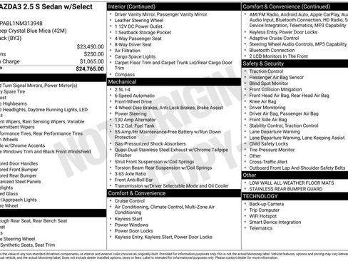 Certified 2022 MAZDA MAZDA3 s image 27