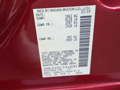 Used 2019 Nissan Altima 2.5 SR image 42