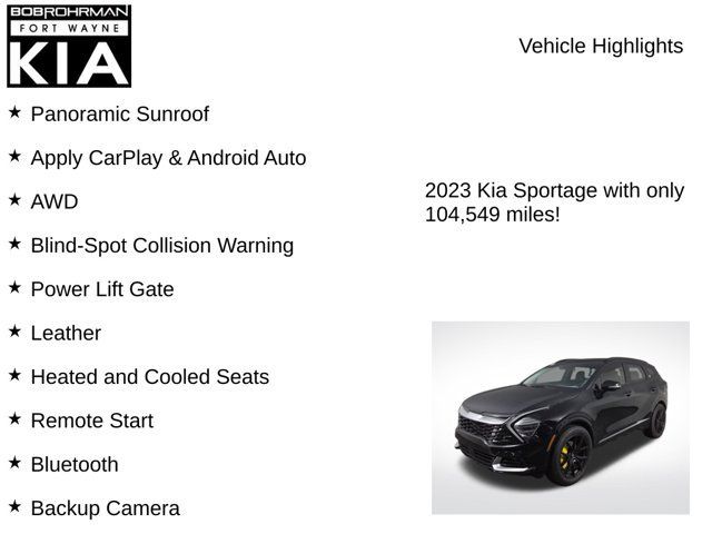 Used 2023 Kia Sportage SX AWD/4WD image 7