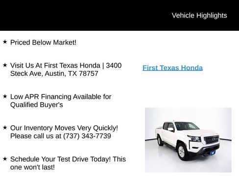 Used 2022 Nissan Frontier SV RWD image 9